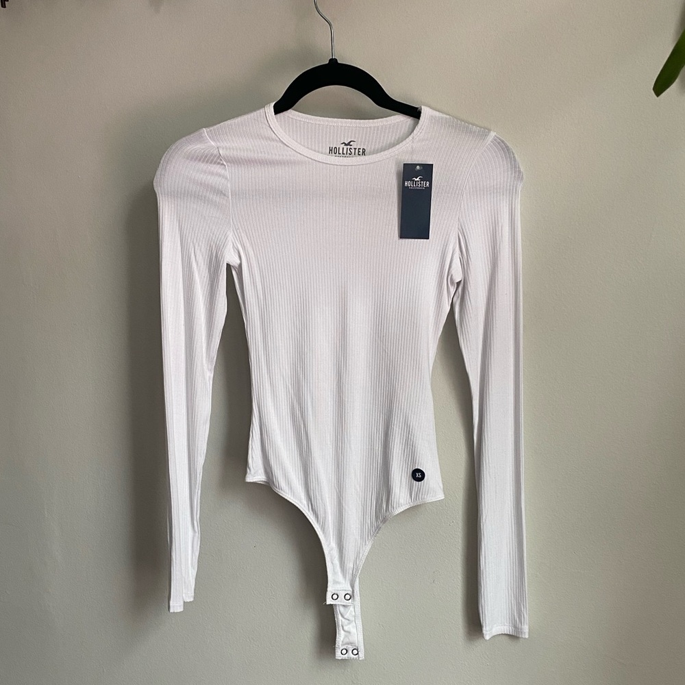 Hollister long sleeve thong bodysuit